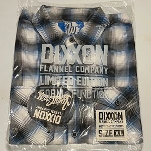 NWT unopened Dixxon West Coast Customs XL flannel